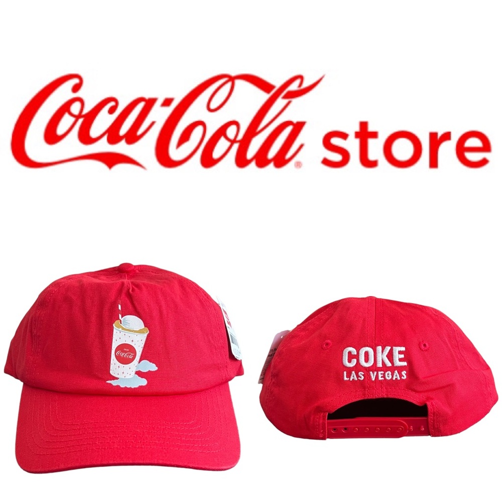 Coca Cola Las Vegas Coca Cola Float Red Cap, NWT